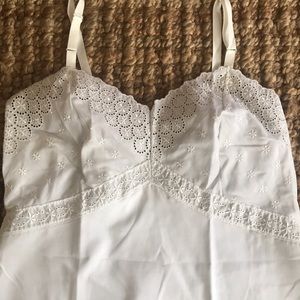 Vintage cotton slip dress